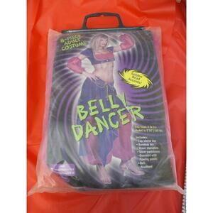 8pc Adult Women's Belly Dancer Costume size medium/large halloween